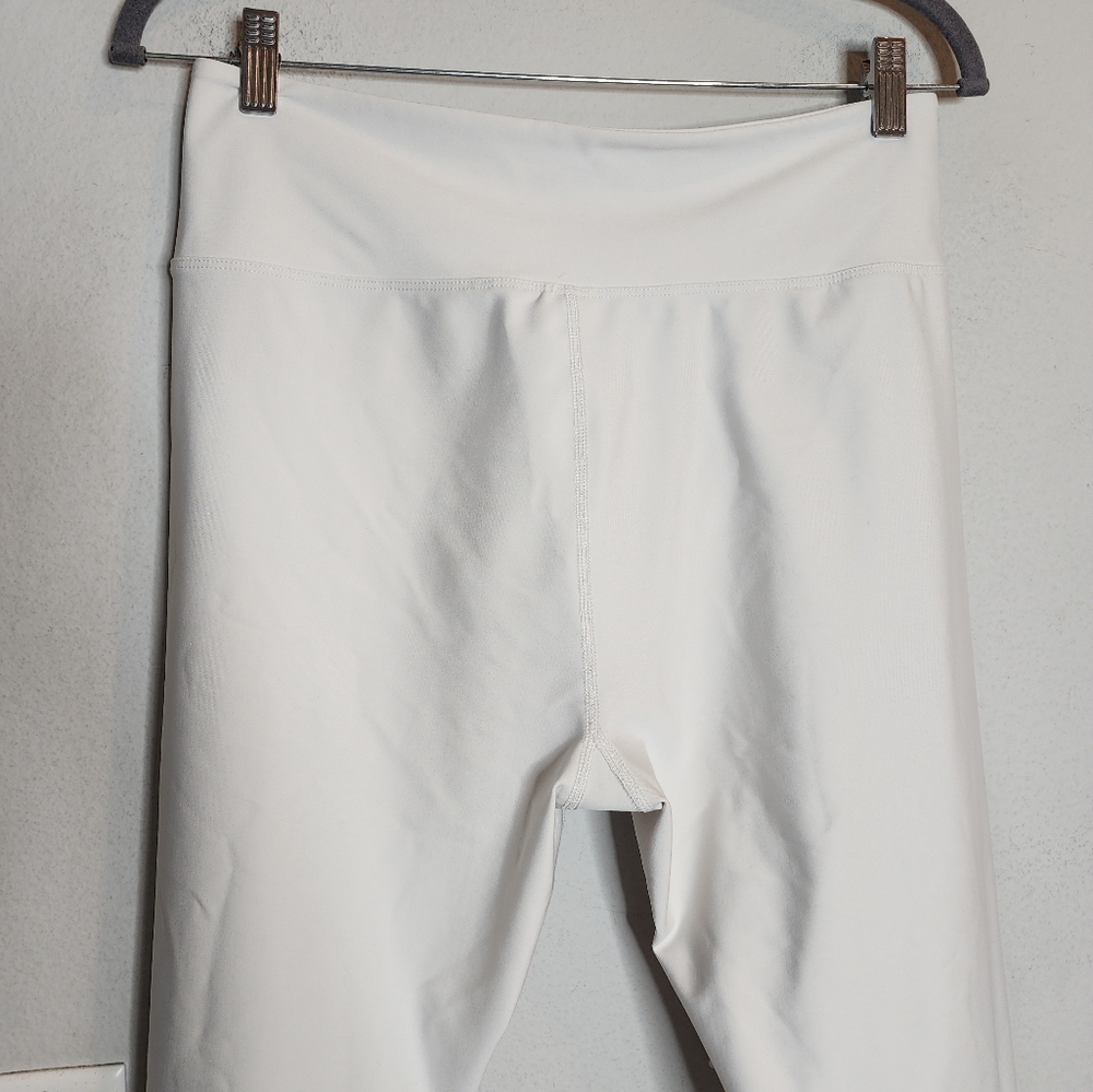Year Of Ours Bone White Leggings Lace Up Front Ties Size XL Off White Revolve - Picture 9 of 15